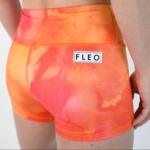 FLEO Mango Glow Power High Rise Shorts
